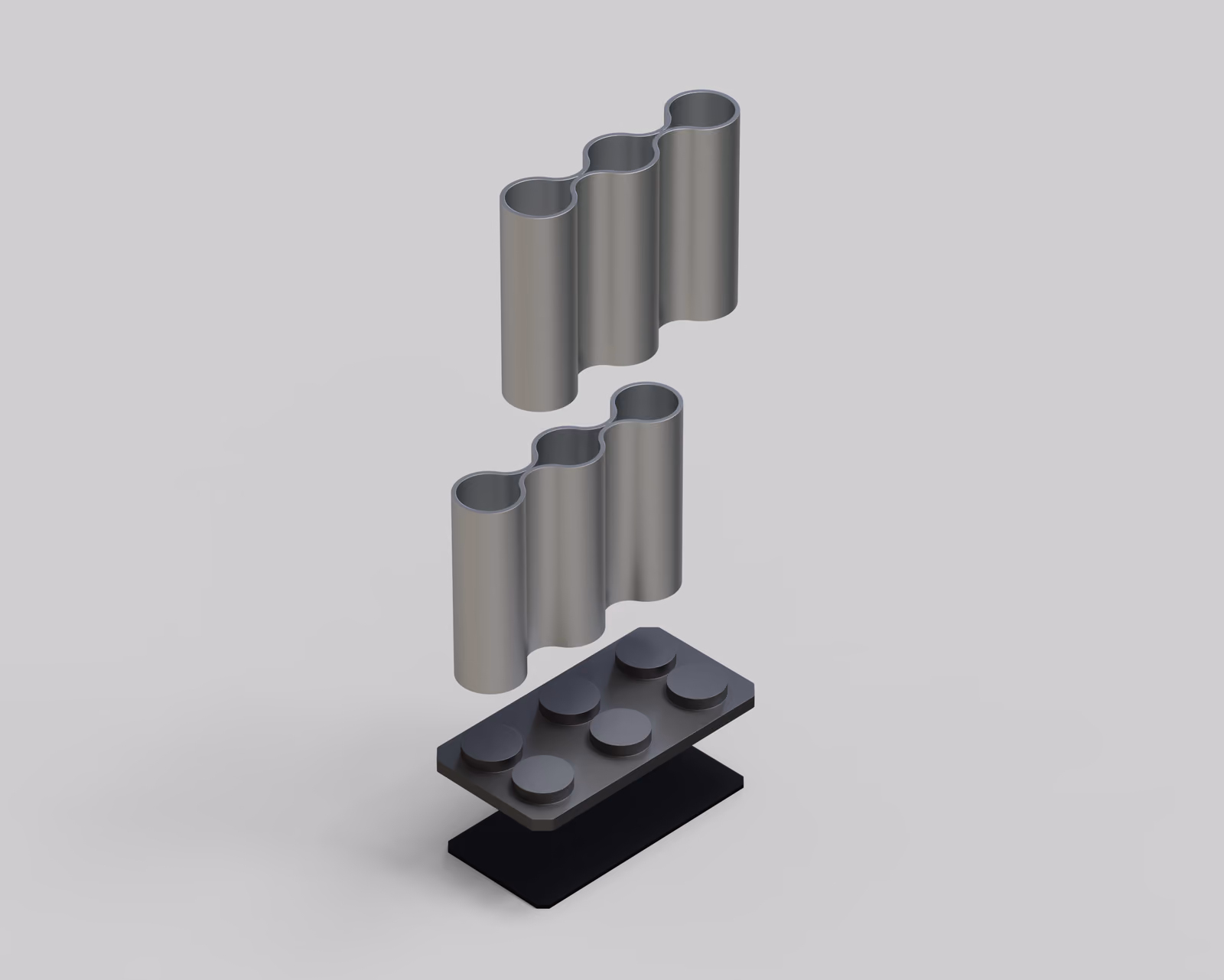 Pen Hive - image: Make the manufacturing method part of the design.